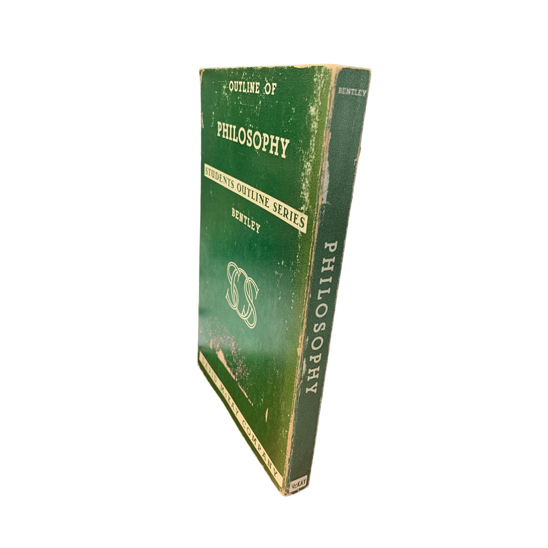 Vintage 1939 Outline of Philosophy Students Outline Series Paperback by Bentley