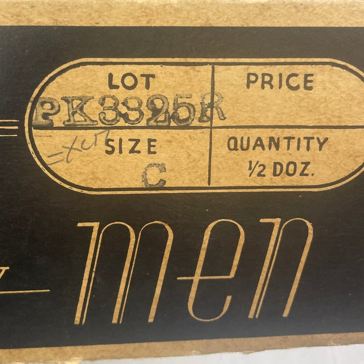 Vintage Pajamas for Men Thin Cardboard 15" by 11" by 3.75" Empty Box w Lid