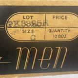 Vintage Pajamas for Men Thin Cardboard 15" by 11" by 3.75" Empty Box w Lid