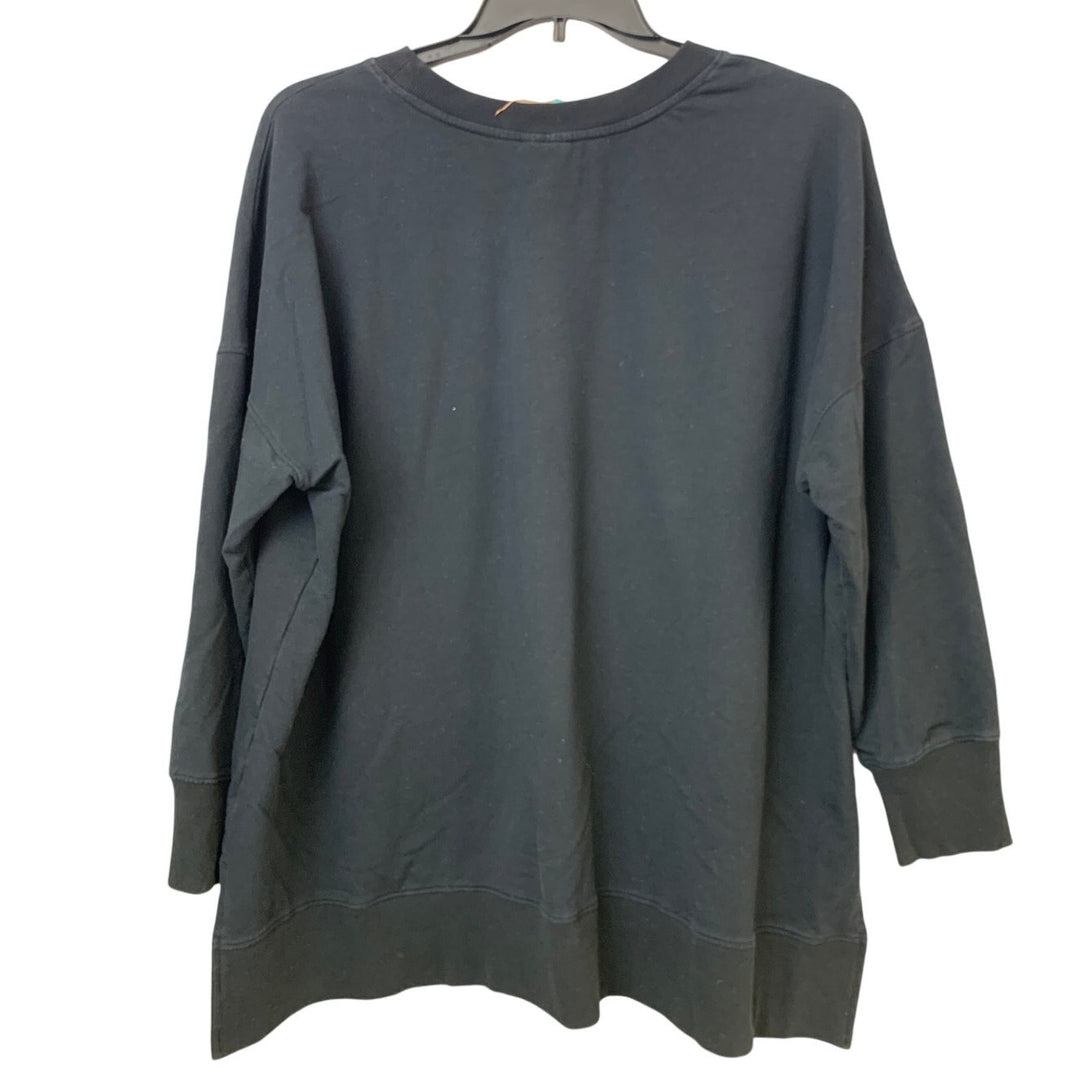 Upcycled Hand Printed Women 3XL This Is Love John Nineteen Thirty Sweatshirt EUC