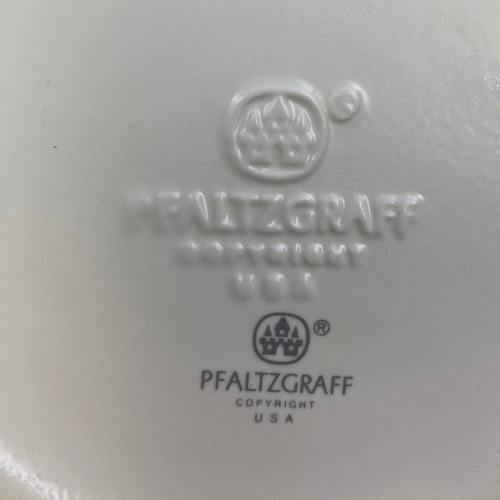 Vintage Pfaltzgraff Ceramic Tea Rose Floral Flour Canister w Chip and Lid
