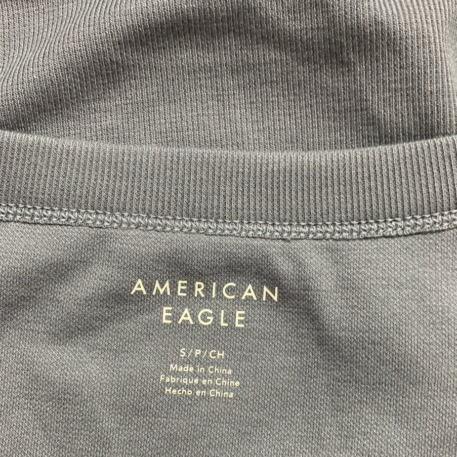 New American Eagle Womens Small Long Sleeve Scoop Neck Snap Closure Bodysuit