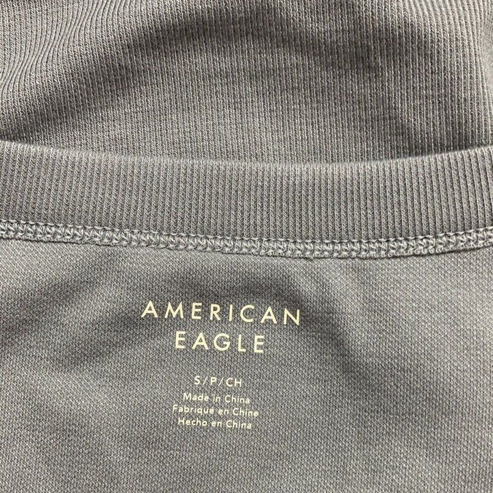 New American Eagle Womens Small Long Sleeve Scoop Neck Snap Closure Bodysuit