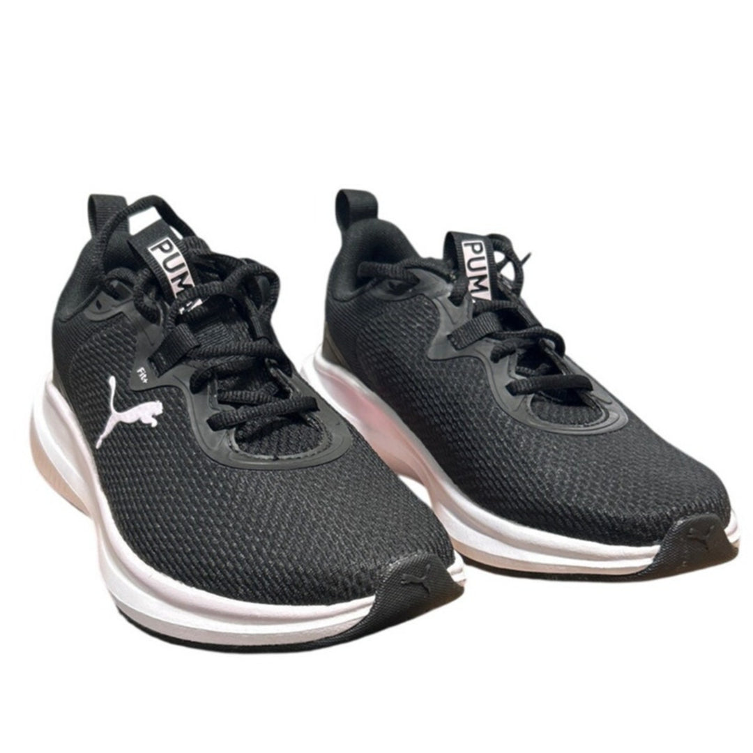 New In Box Puma Womens Size 9 Black White Lace Up Skyrocket Sneaker Shoes