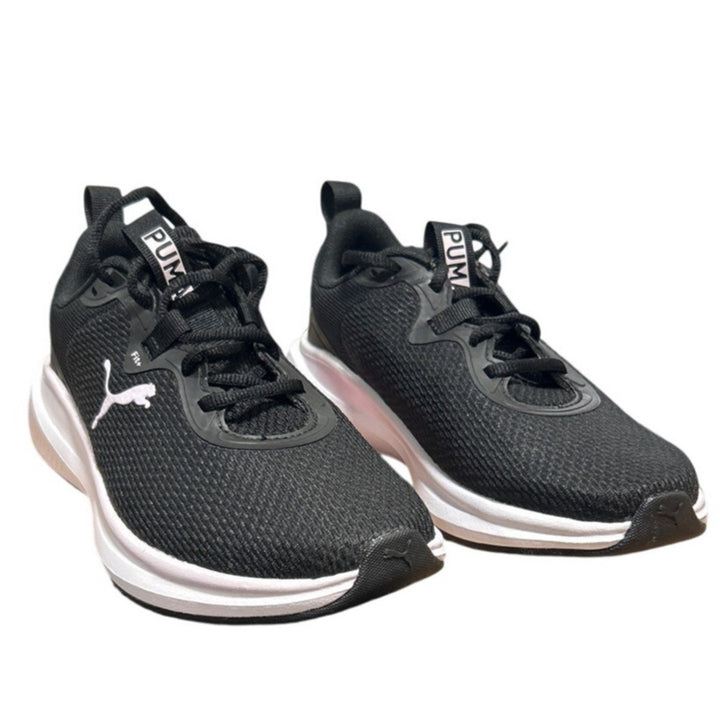 New In Box Puma Womens Size 9 Black White Lace Up Skyrocket Sneaker Shoes