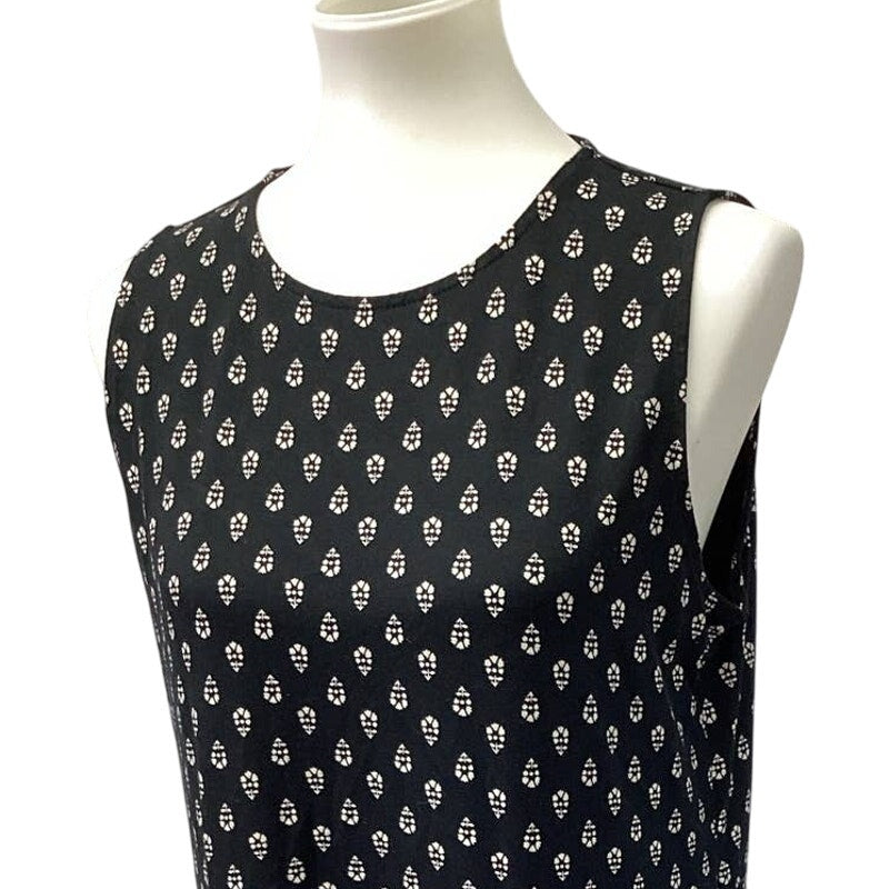 J Jill Wearever Collection Medium Sleeveless Stretchy Fit &amp; Flare Floral Dress