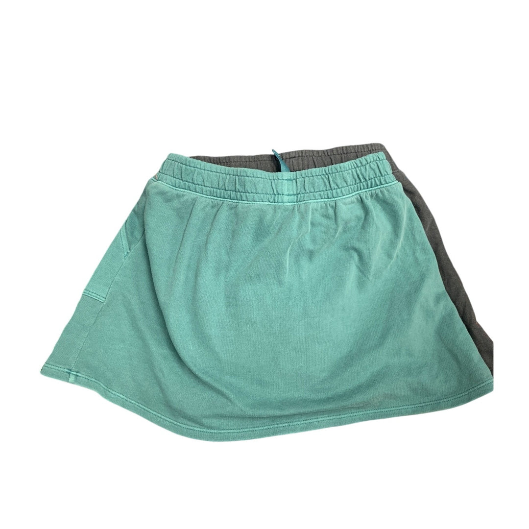 2 New Cat &amp; Jack Girls Medium (8) Stretch PolyCotton Elastic Waist Short Skorts