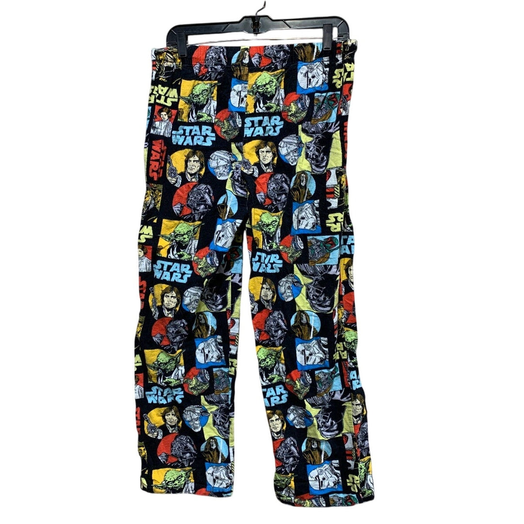 Disney Store Star Wars Mens Small Flannel Drawstring Sleepwear PJ Pajama Pants