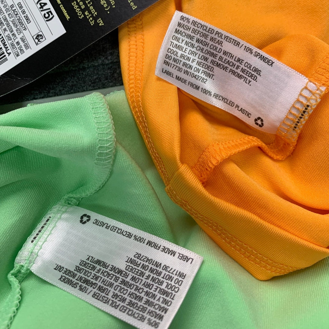 Lot of 3 New Art Class Boys XS (4/5) Short Sleeve UPF 50+ Swim Shirts