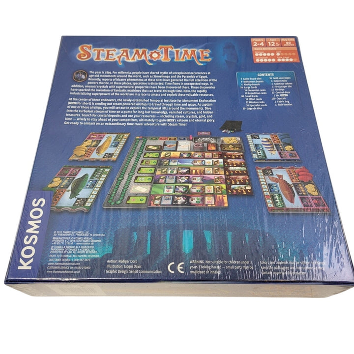 New 2015 Thames &amp; Kosmos Steam Time Steam Punk Board Game Factory Sealed