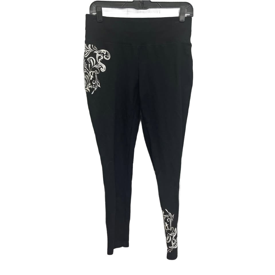 INC Womens 8 Petite 8P Embroidered Elastic Waist Rayon Blend Ankle Leggings