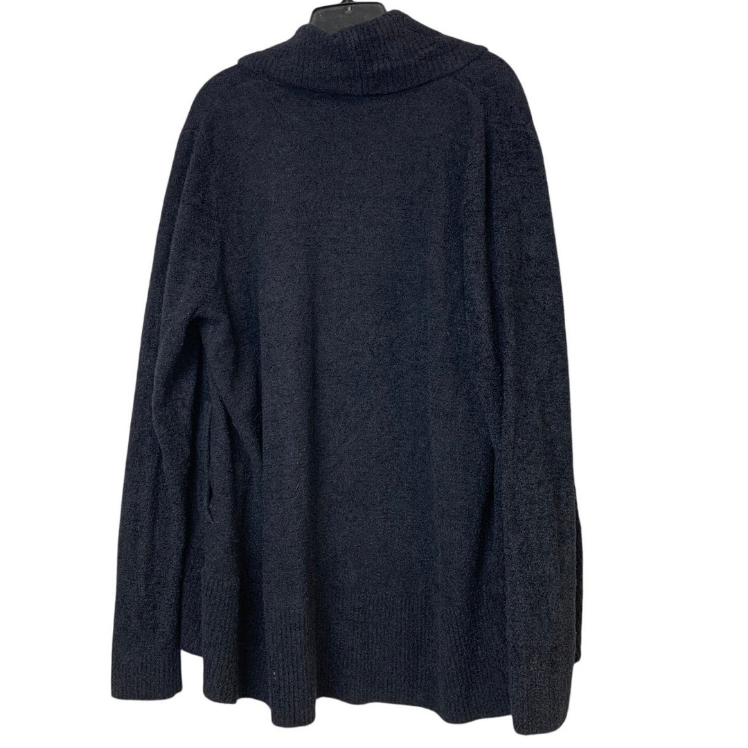 Max and Mia Womens XL Black Soft Long Sleeve Open Front Cardigan Sweater