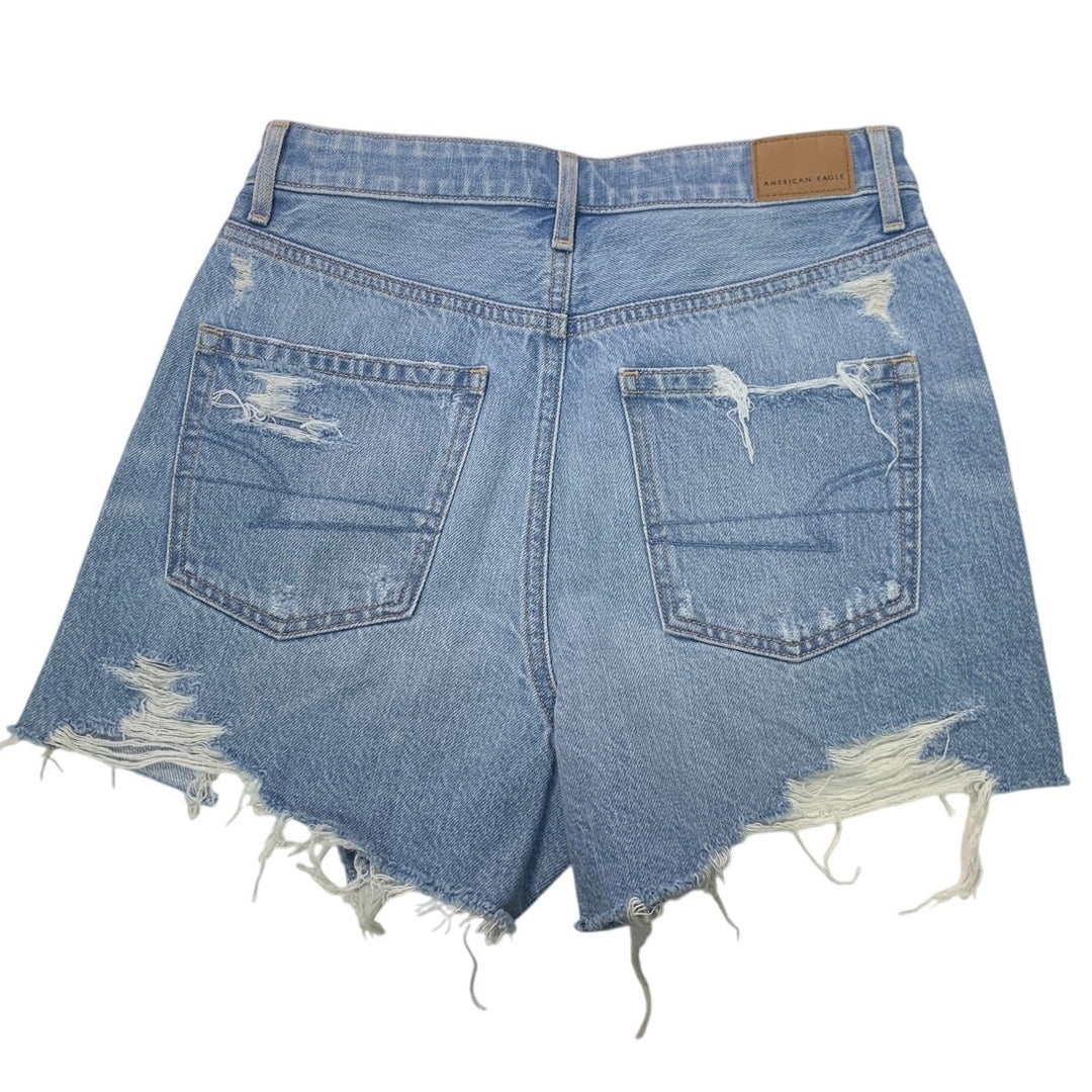New American Eagle Womens Size 4 Highest Rise 90s Boyfriend Short Denim Jorts