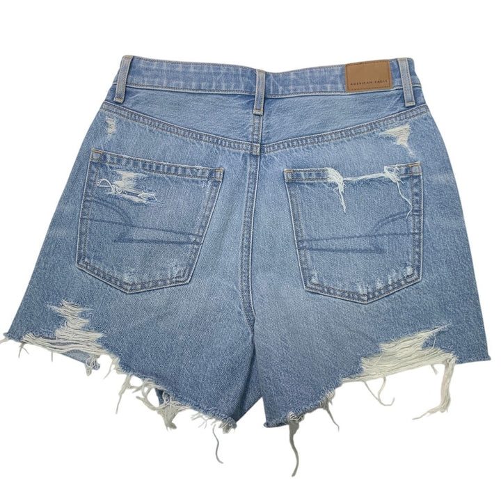 New American Eagle Womens Size 4 Highest Rise 90s Boyfriend Short Denim Jorts