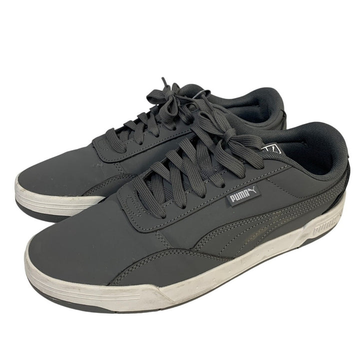 Puma Mens Size 9.5 Gray Skate Sneakers Lace Up Low Top Round Toe Shoes