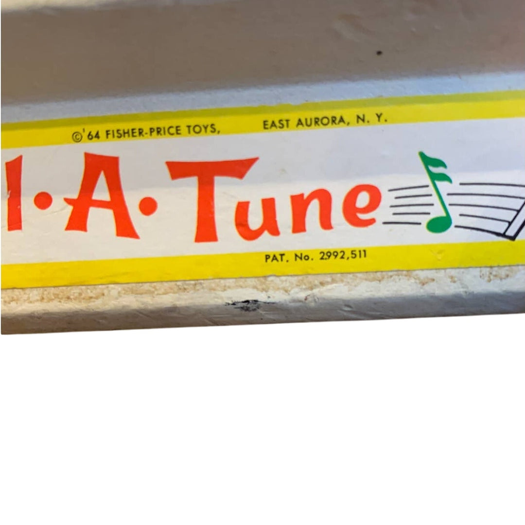 Vintage 1964 Fisher Price Pull A Tune Xylophone Wooden Musical Instrument Toy