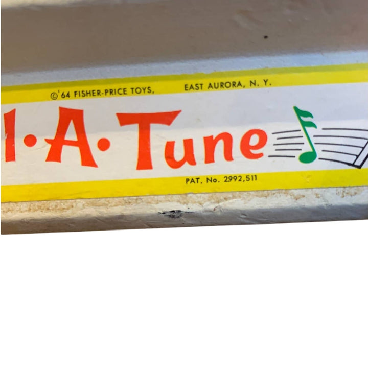 Vintage 1964 Fisher Price Pull A Tune Xylophone Wooden Musical Instrument Toy