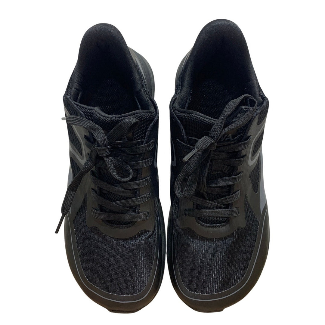 WNA Step Up Mens Size 10.5W 10.5 Wide Black Sneakers Lace Up Tennis Shoes