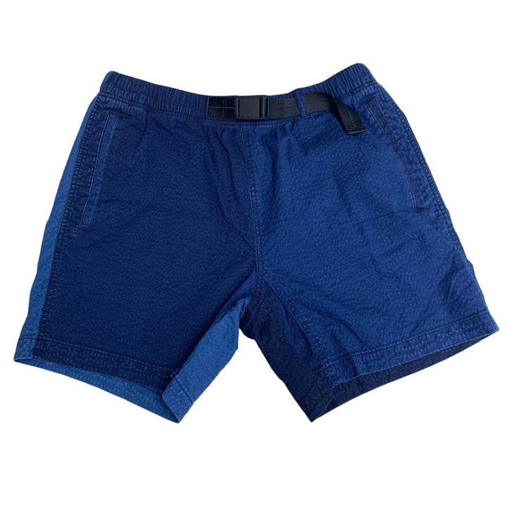 NWT New American Eagle Mens Medium Color Block Built in Belt Textured Shorts
