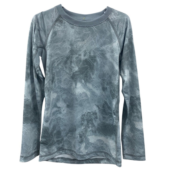 All In Motion Kids Small Long Sleeve Snake Print Moisture Wicking Athletic Top