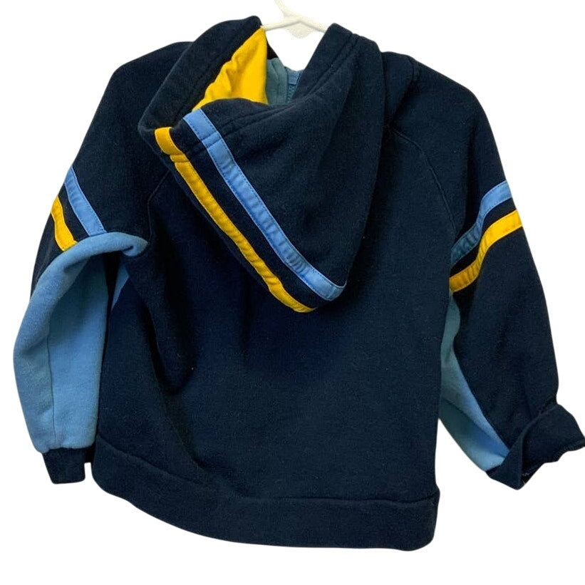 Reebok Kids Small Cotton Blend Long Sleeve Full Zip Hoodie Sweatshirt Jacket