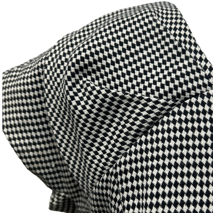 Worthington Womens Size 8 Short Sleeve Gingham Check Mod Midi Career Dress