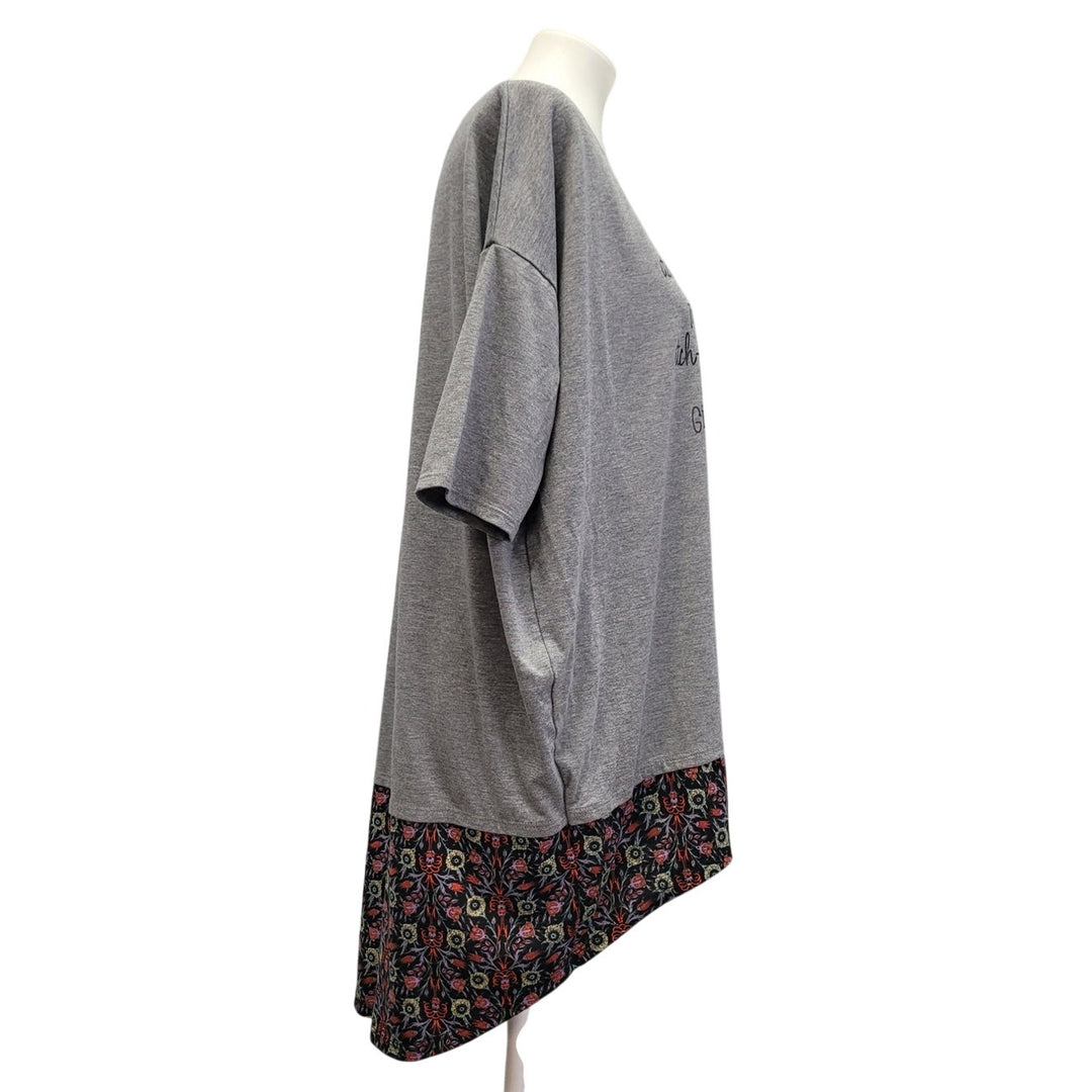 Hand Printed Upcycled Womens Medium Hocus Pocus Twist The Bones Spell Top