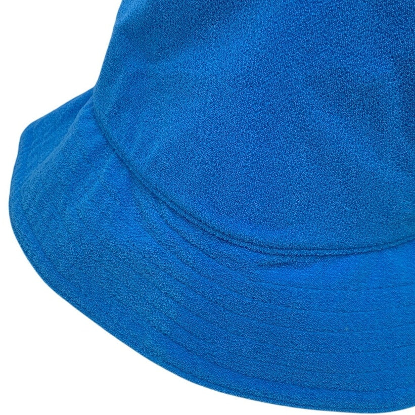 New Aerie Solid Blue Soft Velourlike One Size Cotton Canvas Bucket Hat