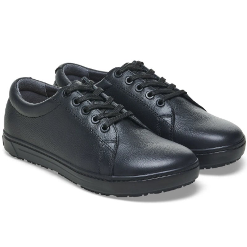 NIB Birkenstock QO 500 Black Leather Non-Slip Work Shoes Women&