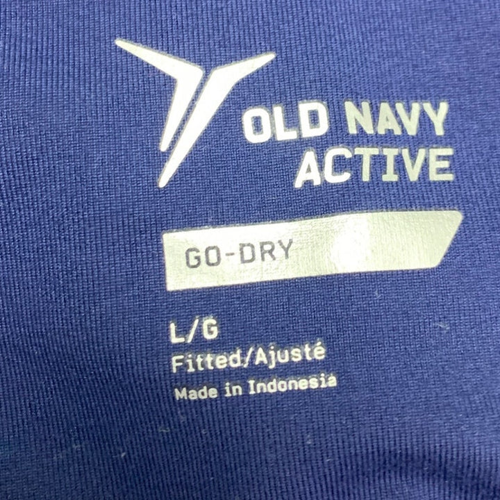 Old Navy Active Womens Large Fitted Tri Color PolySpandex Workout Leggings