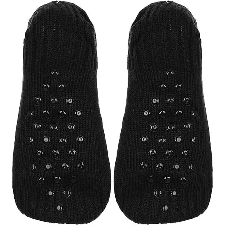 New Womens Medium Halloween Cat Fuzzy Grip Non Slip Fleece-lined Slipper Socks