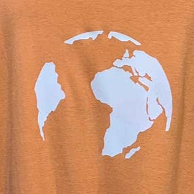 Hand Printed Upcycled Womens 3X Saving the Planet is My Superpower Tee Shirt