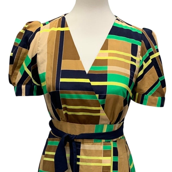 The Webster Miami at Target Womens Small Color Block Stripe Short Sleeve Dress