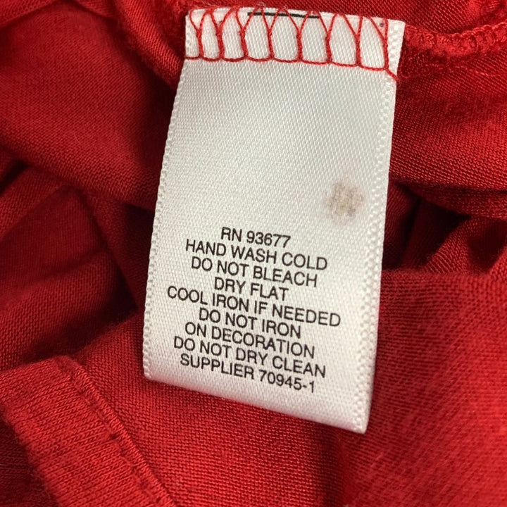 Liz Claiborne Womens Plus 3X Red Rayon Spandex Beaded Neck Sleeveless Career Top