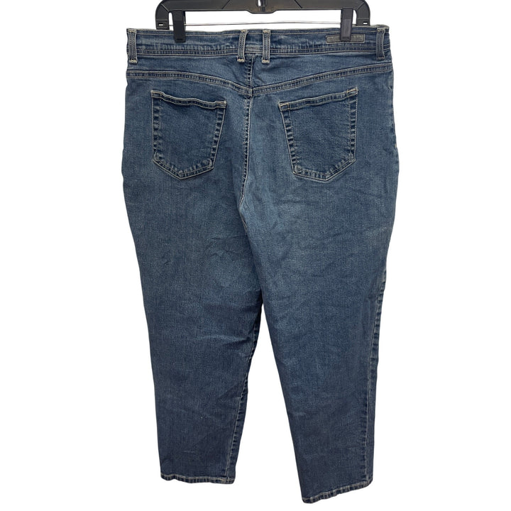 Gloria Vanderbilt Plus Size 18 Short Stretch Cotton Blend Denim Blue Jeans