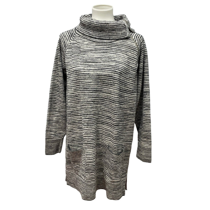 Eight Eight Eight Womens XL 100% Cotton Long Sleeve Turtleneck Sweater Dress