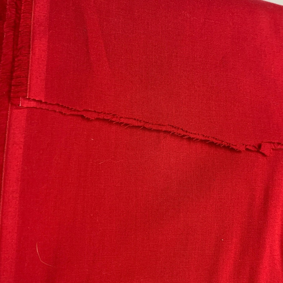 2yds New 100% Cotton Solid Scarlet Red Quilting Fabric Sew Classic Yardage