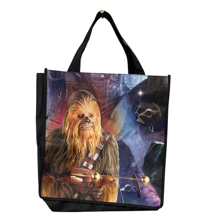 Star Wars Chewbacca Chewy Tie Fighter Double Handle Shopper Tote Bag