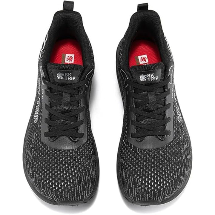 New SK-Trip Men Size 12 Black Mesh Barefoot Wide Toe Box Zero Drop Walking Shoes