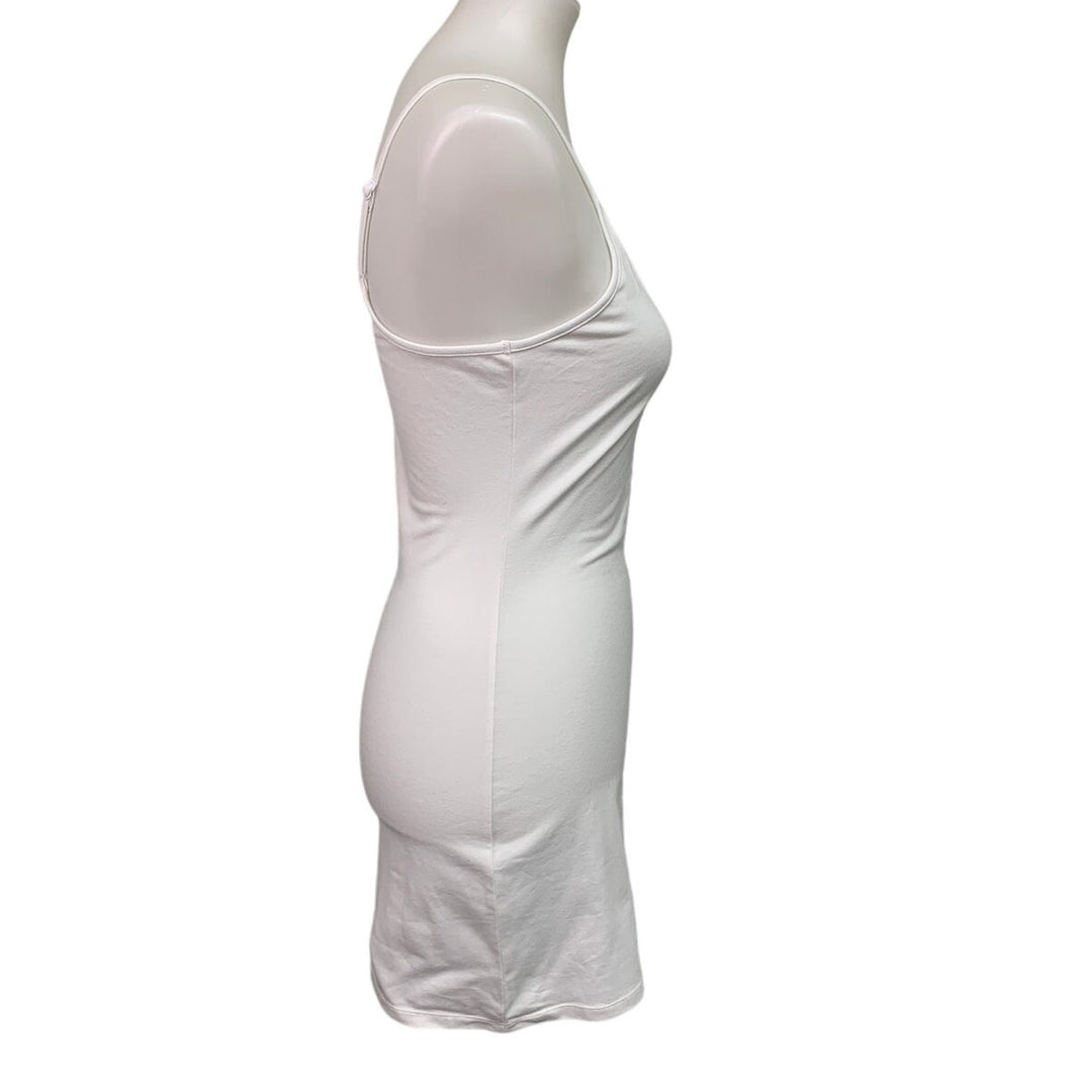 New American Eagle Womens Small White Spaghetti Strap Bodycon Mini Dress