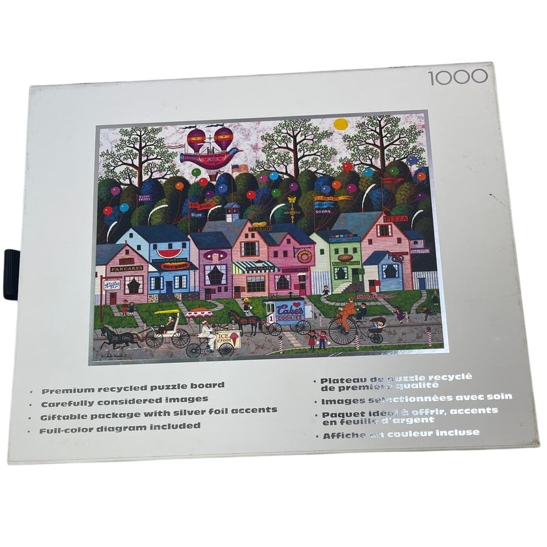 Buffalo 1000 Piece Charles Wysocki 27" by 20" Colorful Cardboard Jigsaw Puzzle