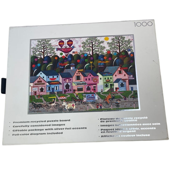 Buffalo 1000 Piece Charles Wysocki 27" by 20" Colorful Cardboard Jigsaw Puzzle