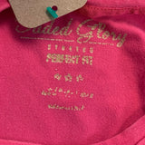 Hand Printed Upcycled Womens 16W My Dog is My Valentine Heart Cotton Blend Shirt