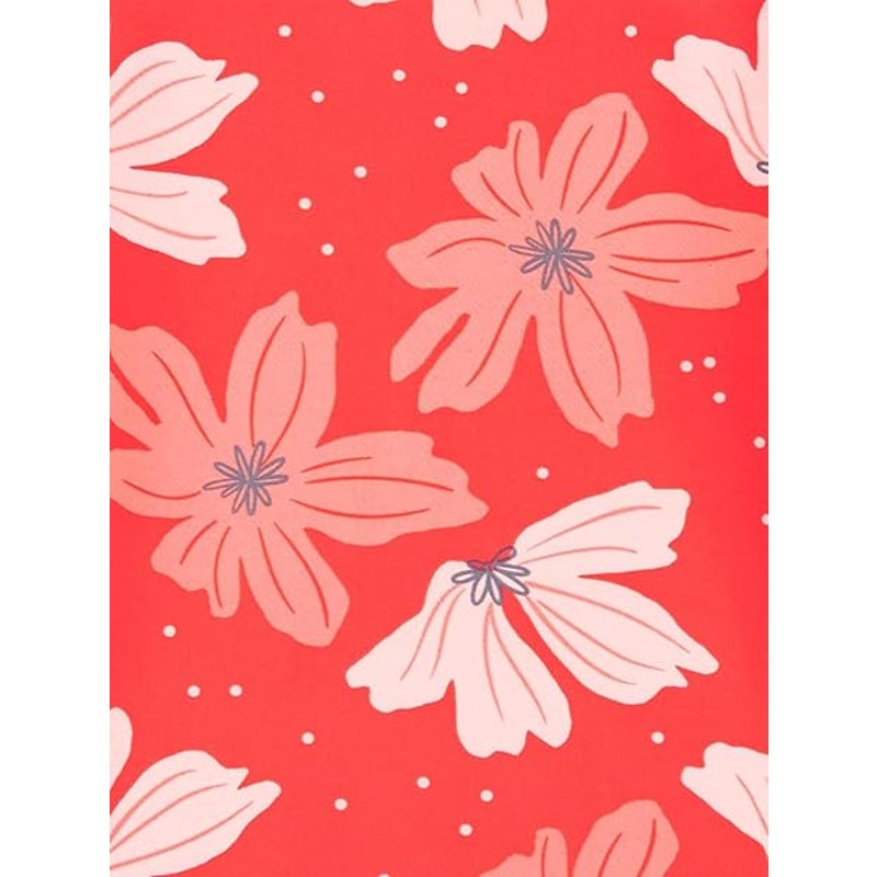 New Simple Joys by Carters Girls 4T Floral Long Sleeve Zipper One Piece Swimsuit