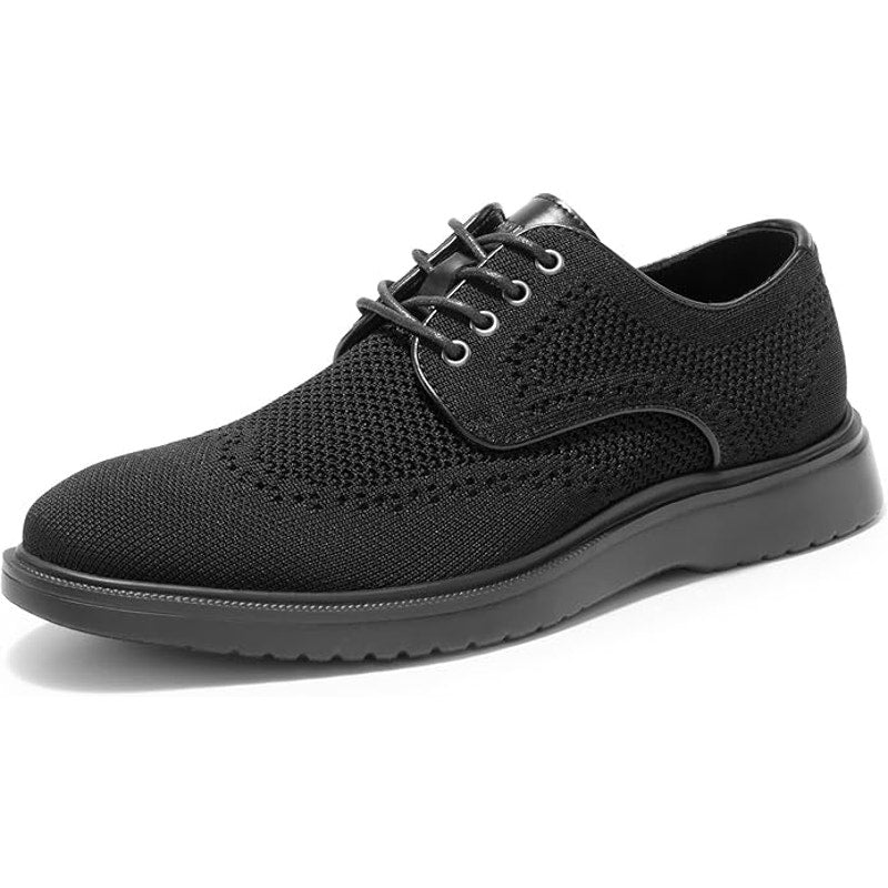 Bruno Marc Mens 13 Black MaxFlex Breathable Lace-Up Comfortable Oxford Shoes