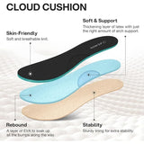 Zurin Womens 8 Black Breathable Fabric Slip On Closed Toe Flat Comfort Shoes