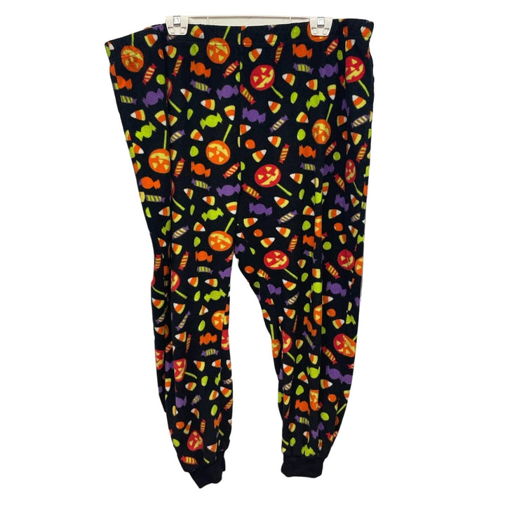 Womens 2X Halloween Candy Corn Goodies Jack O&