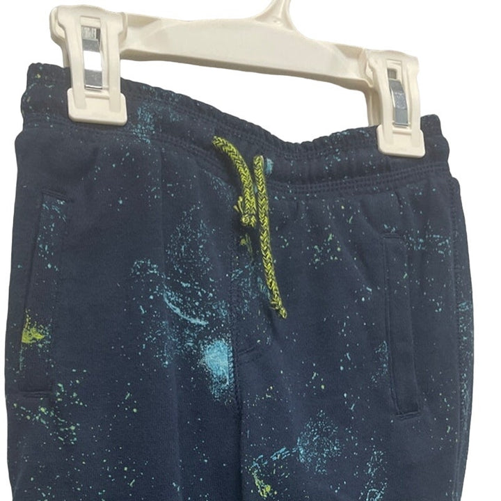 New Cat &amp; Jack Size 3T PolyCotton Splattered Drawstring Waist Jogger Pants