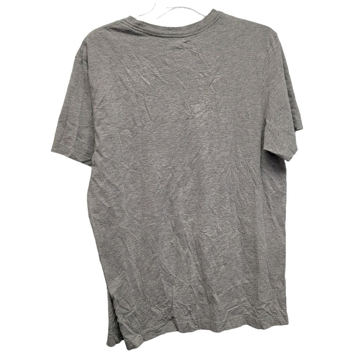 The Nike Tee Mens Medium Gray PolyCotton Short Sleeve Crew Neck Tee Shirt