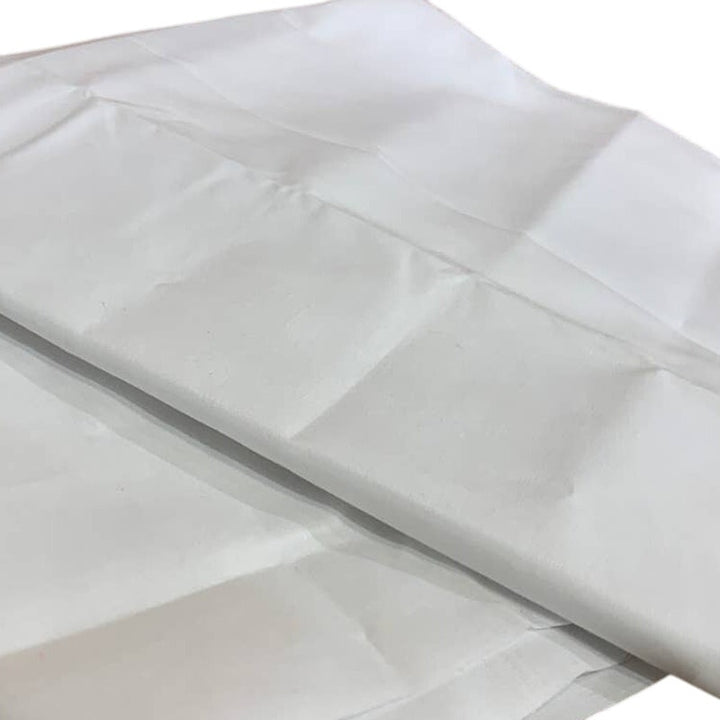 1/2 Yard Solid White Cotton Craft Sewing Fabric Yardage Remnant
